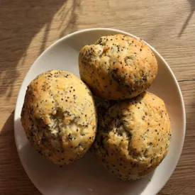 Печенье творожное с маком, 1 кг. (без глютена)